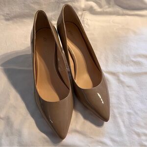 Jenn Ardor Tan Pointed Toe Pumps Classic High Heels Women's Size 8M